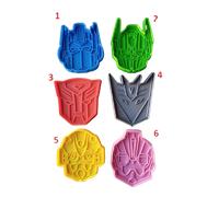 Transformers Set 6 Pz. Cookie Cutter Stampi Formine tagliabiscotti o PDZ