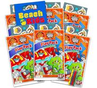 Transformers Set di bomboniere - Confezione da 6 confezioni da gioco con libri da colorare, pastelli, adesivi e sacchetti per bottino | Forniture per feste Transformers per bambini