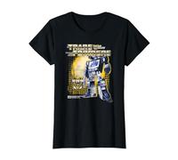 Transformers Soundwave Maglietta, Donna, Nero, XL