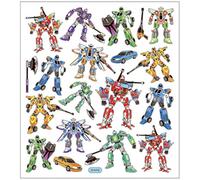 Transformers Sticker Sheet 15 x 16,5 cm circa 19 pezzi Multicolore