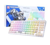 Transformers - Tastiera meccanica 75% guarnizione, tripla modalità BT5.0/2.4GHz/USB-C, tastiera wireless hot-swap, 85 tasti RGB retroilluminata tastiera da gioco, interruttori lineari