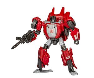 Transformers Toys Studio Series Deluxe War for Cybertron 07 Gamer Edition Sideswipe, action figure di conversione da 11,4 cm, 8+