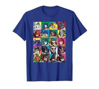 Transformers Transformer Squares Maglietta, Uomo, Blu Reale, M