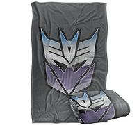 Transformers Vintage Decepticon Logo Coperta super morbida al tatto setoso - 91 x 147 cm