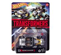 Transformers x hot wheels - bone shaker - collezionabile hasbro