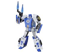 Transformers Collaborative, Hot Wheels® x, El Segundo Coupé, action figure Deluxe Class da 12,5 cm che si converte da robot ad auto da corsa, dagli 8 anni in su