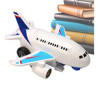 Transforming Airplane Robot Toy - Smart Interactive 2-in-1 Electric Airplane-to-Robot with Lights and Music, Omnidirectional Movement, Educational Model Toy for Kids, Boys, Girls, Birthday