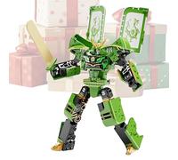 Transforming Ice Cream Toy - 2 In 1 Robot Action Figure, Educational Building Blocks | Creative DIY Transformable Toy, STEM Learning Construction Set For Kids Boys Girls Collectors Birthday Party Gift