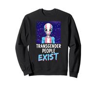 Transgender Alien LGBTQ Transgender Le Persone Transgender Felpa