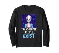 Transgender Alien LGBTQ Transgender Le Persone Transgender Maglia a Manica