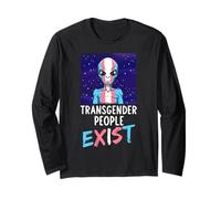 Transgender Alien LGBTQ Transgender Le Persone Transgender Maglia a Manica