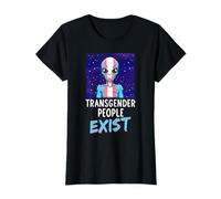 Transgender Alien LGBTQ Transgender Le Persone Transgender Maglietta