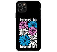 Transgender Floral Retro Flowers Trans Pride Colors Boho Custodia per iPhone 11 Pro Max