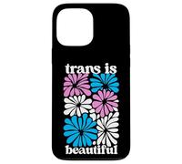 Transgender Floral Retro Flowers Trans Pride Colors Boho Custodia per iPhone 13 Pro Max