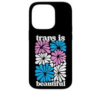 Transgender Floral Retro Flowers Trans Pride Colors Boho Custodia per iPhone 14 Pro