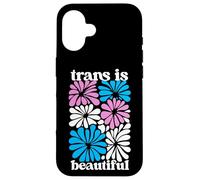 Transgender Floral Retro Flowers Trans Pride Colors Boho Custodia per iPhone 16
