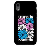 Transgender Floral Retro Flowers Trans Pride Colors Boho Custodia per iPhone XR