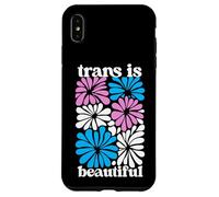 Transgender Floral Retro Flowers Trans Pride Colors Boho Custodia per iPhone XS Max