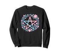 Transgender Pentagram Wiccan Pagan Trans Pride Flag Boho Felpa