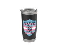 Transgender Pride Trans Bicchiere termico in acciaio inox doppia parete