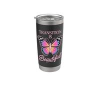 Transgender Pride Trans Bicchiere termico in acciaio inox doppia parete