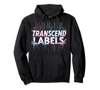 Transgender Pride Trascendere Etichette Felpa con Cappuccio