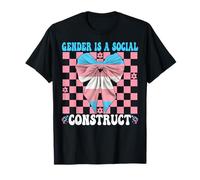 Transgender Trans Pride Flag Il genere è un costrutto sociale Maglietta