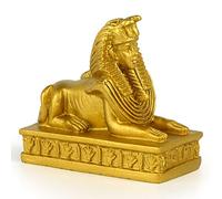 Transgood Figurina da collezione della Sfinge egiziana, mini statuetta in resina per la decorazione del desktop della casa, 6,1 cm H