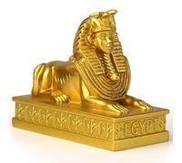 TRANSGOOD Statuetta da collezione della Sfinge egizia, alta 6 cm, souvenir egiziani, mini statuetta in resina per la decorazione di casa e scrivania