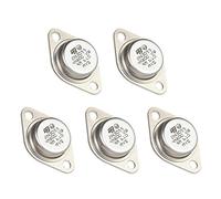Transistor di potenza, 5 pezzi Transistor di potenza 2N3055 di alta qualità Custodia in metallo NPN TO-3 15A / 60V Set di 5 transistor