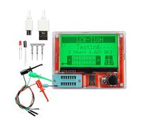 Transistor Tester Lcr T10H, Portable, Graphic LCD Display, 3.7V Npn mos Meter for Inductance Diode AUOQKQUT
