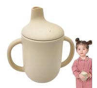 Transition Sippy Cup - Transition Cup Sippy Cups, borraccia in silicone con manici, 150 ml, a prova di perdite, a prova di perdite, lavabile in lavastoviglie e adatto al microonde