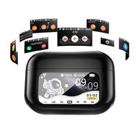 Translation Earbuds - Wireless Language Converter, Instant Communication Support for Smooth Conversational, Compact Rechargeable Design, Electronic Earbud with Clear Audio, Smart Device Tool for Men