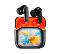 Translator Earbuds, Wireless AI Translation Earbuds Supporting 140 Languages, 1.57×1.18in, Smart Noise-Cancelling Earphone with Real-Time LED Display for Workout, Travel, Business, Workplace