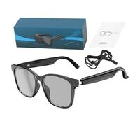 Translator Smart Glasses - Instant Language Translation Eyewear, AI Powered Smart Music Glasses, dispositivo di comunicazione wireless | Utile compagno per il lavoro di viaggio attività quotidiane