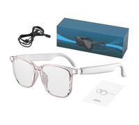 Translator Smart Glasses - Occhiali intelligenti da 14,8 cm Ai in reale per traduzioni linguistiche | Occhiali intelligenti per chiamate e musica | Supporta 144 lingue Dispositivo di
