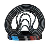 Transmission Belts BX/17X Tipo 17X600~900mm Filo Duro Trasmissione In Gomma Anello Interno Lungo Trasmissione Industriale Macchine Agricole Cinghia A V Dentata V Belt(17X838 mm Li)