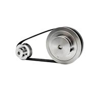 Transmission Belts Cinghia 20T 60T HTD 300CM Set Pulegge Dentate Larghezza Cinghia 15mm Riduzione 1:3 20 Denti Set Ruote Sincrone 300CM 60 Denti(12mm,20T 7MM_LENGTH 255MM)