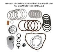 Transmission Master Rebuild Kit Filter Clutch Disc Per NISSAN JF015E RE0F11A 2.0