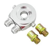 Transmission Oil Cooler Adattatore per olio in alluminio, radiatore a sandwich per olio AN10 3/4-16UNF M20X1,5 sw2 Radiatore olio Radiatore