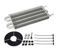 Transmission Oil Cooler Kit Convertitore Automatico-manuale Per Radiatore Dell'olio Della Trasmissione Remota A 4 File, 6 File, 8 File, 10 File, Piastra E Alette In Alluminio(4 row)