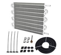 Transmission Oil Cooler Kit Convertitore Automatico-manuale Per Radiatore Dell'olio Della Trasmissione Remota A 4 File, 6 File, 8 File, 10 File, Piastra E Alette In Alluminio(8 row)