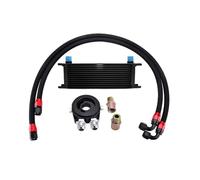 Transmission Oil Cooler Kit radiatore olio universale AN10 10/13/16 file Treccia di raffreddamento trasmissione in alluminio Adattatore raccordo tubo carburante Sandwich olio(13row kit)