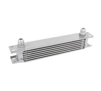 Transmission Oil Cooler Radiatore olio AN10 7 10 13 16 19 25 file Radiatore in alluminio di tipo britannico Radiatore olio universale Raffreddamento(7 rows silver)