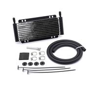 Transmission Oil Cooler Radiatore olio trasmissione universale automatico manuale in alluminio per cambio rapido piastra di raffreddamento e aletta 11 15 20 26 file(11 ROW)