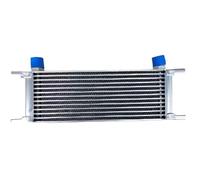 Transmission Oil Cooler Radiatore olio universale in alluminio NERO argento 13 file AN8 Radiatore olio Radiatore(Silver)