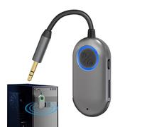 Transmitter Car, Music Players Adapter, 5.43in Portable Radio Device, Authentic Wireless Streaming, Hands Calling Support for Daily Driving, Commute, Road Trips