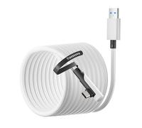 TRANSNOVO Cavo Link 5m Compatibile Con Meta Quest 3/3S/2/Pro/Pico 4, Accessori per Giochi PC/Steam VR, Trasferimento Dati USB 3.2 A a Type-C, Nero