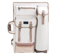 TRANSON Art Portfolio Case Artist Backpack Canvas Bag Large 66 cm x 49,5 cm, bianco, Classico
