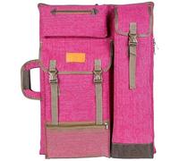 Transon Art Portfolio Case Artist Backpack Canvas Bag Large 66 cm x 49,5 cm Magenta Colore